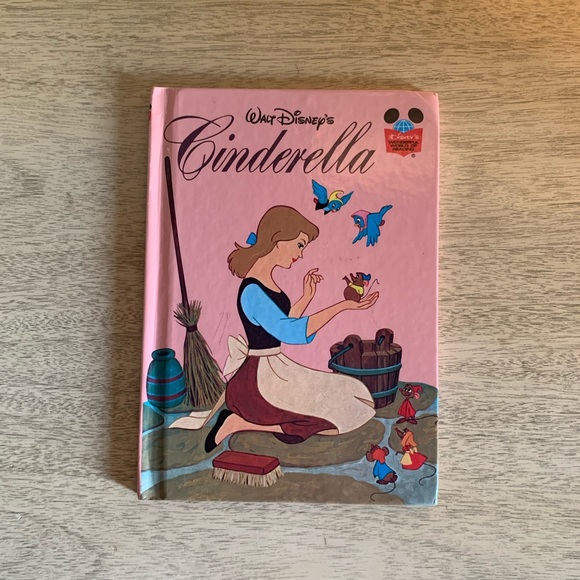 Vintage Walt Disney Cinderella Book
